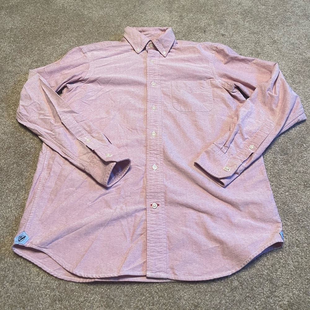 Men’s Red Button Down Dress Shirt